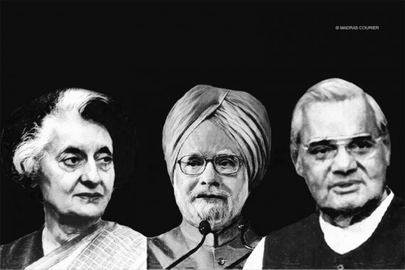 manmohan_singh_indira_gandhi_vajpayee_slogans_madras_courier