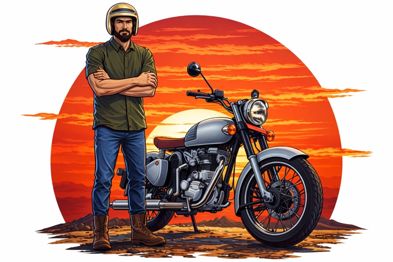 Bullet-Classic-Madras-Courier